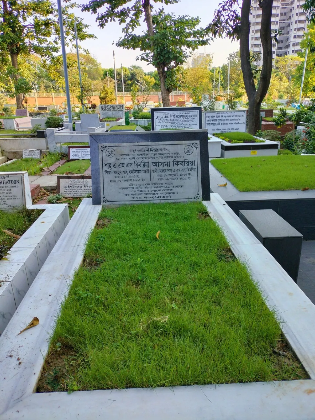 কবরের সাইনবোর্ড